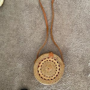 Ulu Straw rattan handbag crossbody